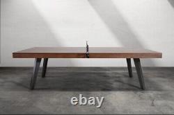 New In Box STUNNING Plank & Hide Wooden Ping Pong? Table Paid $3000