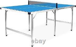 New Midsize Ping Pong Table, Foldable, Complete Set withPremium Ping Pong-FREE SHIP