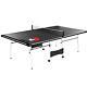 Official Mid-size Table Tennis Ping Pong Table Indoor With Paddle And Balls