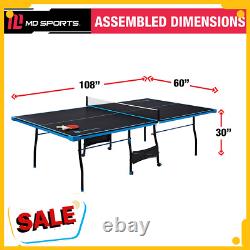 Official Size 15mm 4 Piece Indoor Table Tennis Tennis, Accessories Included