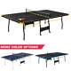 Official Size Indoor Tennis Ping Pong Table 2 Paddles Balls Black Yellow, U Pick