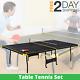 Official Size Outdoor/indoor Tennis Ping Pong Table 2 Paddles & Balls Included