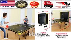 Official Size Outdoor/indoor Tennis Ping Pong Table 2 Paddles And Balls Included