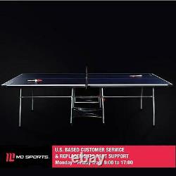Official Size Ping Pong Tennis Table Indoor Foldable Paddles and Balls Included