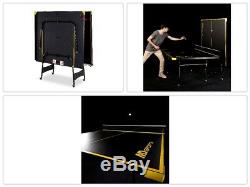 Official Size Table Tennis Table with Paddle and Indoor Outdoor Balls Game Set
