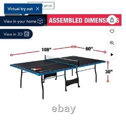 Official Tournament Size Ping Pong Table 108 L x 60 W x 30 H