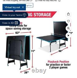 Official Tournament Size Ping Pong Table 108 L x 60 W x 30 H