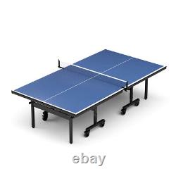 Outdoor Indoor Table Tennis Ping Pong withTable Tennis Net Set Tourney Quality NEW