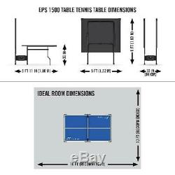 Outdoor Ping Pong Table Folding Tennis Table Indoor Full Official Size With Wheels