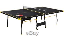 Outdoor Ping Pong Table Folding Tennis Table Indoor Set Full Official Size NEW