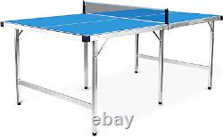 PRO-SPIN Midsize Ping Pong Table Set Outdoor/Indoor, Weatherproof High-Perfo