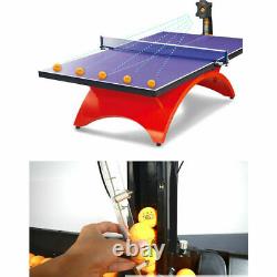 Ping Pong Ball Machine, Table Tennis Robot Automatic &Net for Training S6-PRO 50W