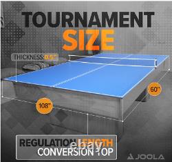 Ping Pong Pool Table Top Full Size Official Tournament Billiard Table Conversion