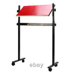 Ping Pong Rebounce Plate Table Tennis Practice Bounce Return Board Stand withWheel