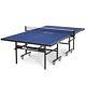 Ping Pong Table Foldable 9' X 5' Table Tennis Net & Post Set Gym Fun Game Room