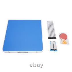 Ping Pong Table Foldable Table Tennis Table Outdoor with 2 Paddles and 3 Balls