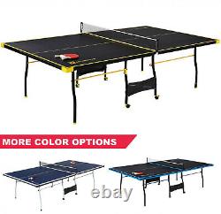 Ping Pong Table Tennis Official Size Outdoor/Indoor 2 Paddles and Balls Included