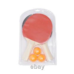 Ping Pong Table Tennis Table Foldable Folding With 2 Paddles & 3 Balls for Family