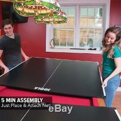 Ping Pong Table Tennis Top with Foam Backing Billiard Table Conversion Top