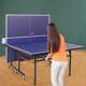 Ping Pong Tennis Net Table With Locking Casters Foldable Indoor Outdoor Use New