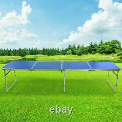 Portable 3 Foot Aluminum Alloy Beer Pong Table Folding Outdoor Camping Party USA