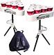 Portable Beer Pong Table/tailgate Game With Backpack Carry Case And Balls