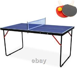 Portable Kids Table Tennis Table Great for Small Spaces and Apartments