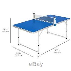 Portable Ping Pong Table Tennis Folding Camping Picnic Game Paddles Net Sport US