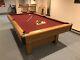 Preowned 8ft. Slate Pool Table With Bonus Ping Pong Top And Wall Plaques