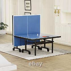 Professional Folding Table Tennis Table Ping Pong With 8 Wheels Net Table Tennis