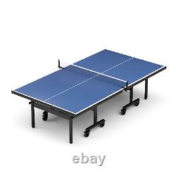 Professional Folding Table Tennis Table Ping Pong With 8 Wheels Net Table Tennis