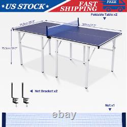Professional Indoor Table Tennis Table Ping Pong Table Easy Assembly withNet