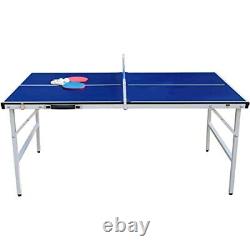 Professional MDF Tennis Table with Quick Clips Table Tennis Net and Cue Set