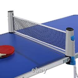 Professional MDF Tennis Table with Quick Clips Table Tennis Net and Cue Set