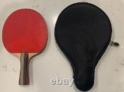 RARE Eric Owens Butterfly Table Tennis Ping Pong Paddle And Case