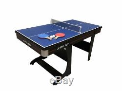 RILEY FP-5B 5ft Folding Pool Snooker Table De Luxe extras Table Tennis work Top