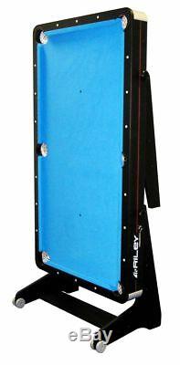 RILEY FP-5B 5ft Folding Pool Table De Luxe extras Table Tennis work Top 2nds