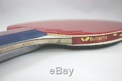 Racket Table Tennis Ping Pong Paddles Butterfly Bat Handle and Pro Case Holder