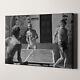 Robert Redford And Paul Newman Playing Ping Pong Table Tennis Canvas Wall Print