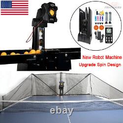 S8-PRO Table Tennis Robot Automatic Ping Pong Ball Machine with Catch Net Training