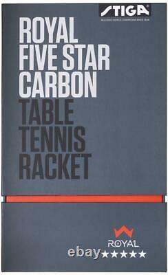 STIGA 5-STAR ROYAL Table Tennis Ping Pong Bat Racket Paddle New High Quality