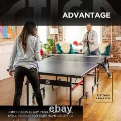 STIGA Advantage Competition-Ready Indoor Table Tennis Tables 95% Preassembled