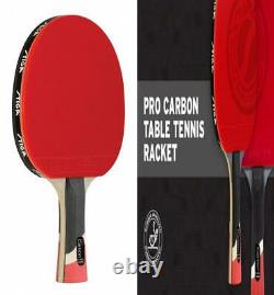 STIGA Pro Carbon Performance-Level Table Tennis Racket with multi