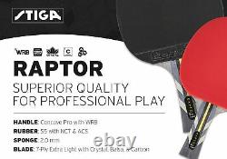 STIGA Raptor Table Tennis Racket Tournament Level Performance& Quality