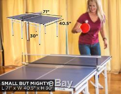 STIGA Space Saver Compact Table Tennis Table for Authentic Play at Regulation