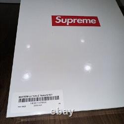 SUPREME X BUTTERFLY TABLE TENNIS PING PONG SET FW19A29 BRAND NEW SEALED Free Bag