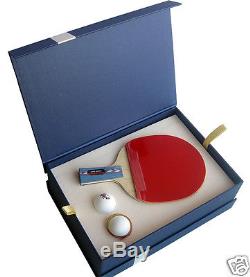 Short Handle Genuine DHS HURRICANE-I Tournament Table Tennis Racket Paddle Bat