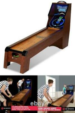 Skee Ball Roll & Score Game Table 9-FtLED Light Home Arcade Sports Play Family