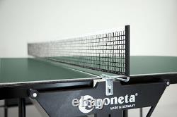 Sponeta S 1-12e outdoor Tischtennisplatte grün mit Netz wetterfest