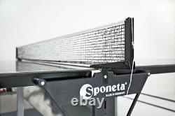 Sponeta S 3-47e outdoor Tischtennisplatte Blau wetterfest incl. Netz